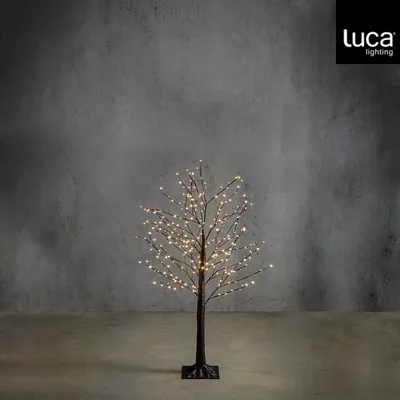 Boom bruin klassiek wit 288L IP44 adapter included en timer - h120xd50cm Boom bruin klassiek wit 288L IP44 adapter included en timer - h120xd50cm
