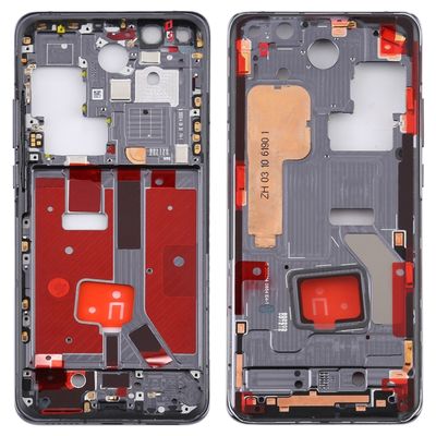 Originele middenframe bezelplaat met zijtoetsen voor Huawei P40 Pro (Zwart)