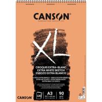 Canson schetsboek XL Extra White, 90 g/m², ft A3, 120 vel