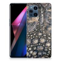 OPPO Find X3 | X3 Pro | TPU Hoesje | Krokodillenprint