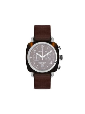 Briston montre Clubmaster Classic 40 mm - Marron