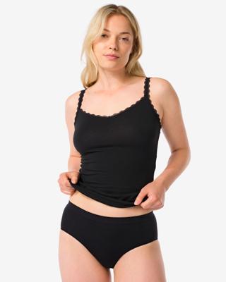 HEMA Dameshipster naadloos micro zwart (zwart)