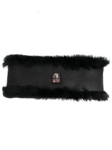 Parajumpers serre-tête à patch logo doublé en peau de mouton - Noir