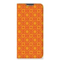 OPPO A54s | A16 | A16s | Hoesje met Magneet | Batik Oranje