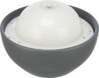 TRIXIE VITAL DOME DRINKFONTEIN KERAMIEK GRIJS / WIT 1,5 LTR 20X10X20 CM