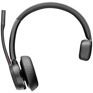 HP Inc. Voyager 4310 USB-A Headset +BT700 Dongle On Ear headset Computer Bluetooth Mono Zwart Noise Cancelling Volumeregeling, Microfoon uitschakelbaar (mute)