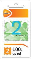 Postzegel NL waarde 2 zelfklevend 100 stuks