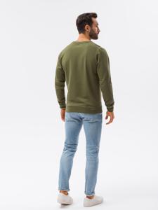 Ombre - heren sweater kaki - B1153-3