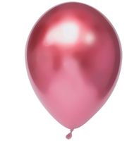 Chrome Ballonnen Roze - 50 Stuks - thumbnail