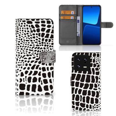 Xiaomi 13 Pro | Telefoonhoesje | Met pasjeshouder | Slangenprint