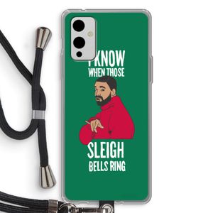Sleigh Bells Ring: OnePlus 9 Transparant Hoesje met koord