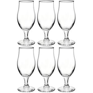 6x Stuks luxe bierglazen voor speciaalbier 520 ml