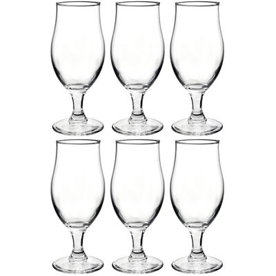 6x Stuks luxe bierglazen voor speciaalbier 520 ml