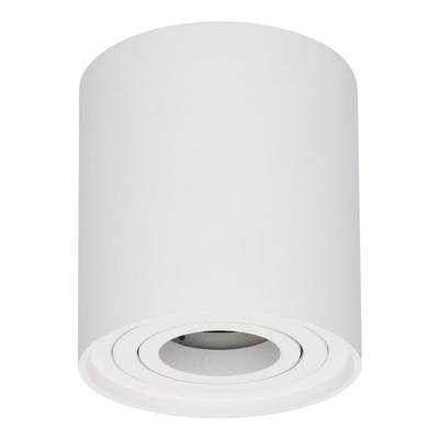 LED Opbouwspot Ray Rond - Kantelbaar - GU10 Fitting - Opbouwspot - Voor binnen - Vervangbare afdekring - Wit