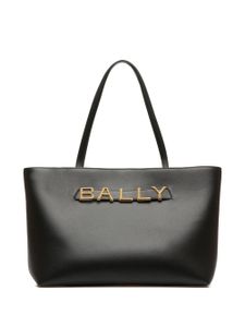 Bally sac à main en cuir à logo - Noir