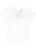 Forte Forte blouse à détail fendu - Blanc