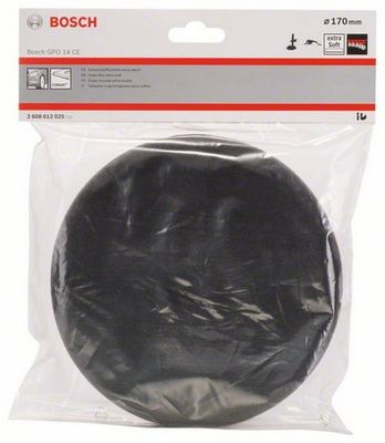 Bosch Accessoires Schuimstofschijf extra zacht (zwart), Ø 170 mm voor GPO - 2608612025