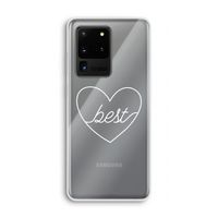Best heart pastel: Samsung Galaxy S20 Ultra Transparant Hoesje