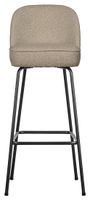 BePureHome Barstoel 'Vogue' Bouclé, kleur Beige (zithoogte 80cm)