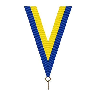 Sportprijzen Leiden Halslint - Blauw Geel