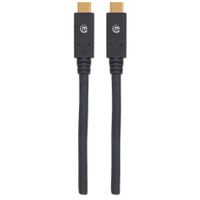 Manhattan USB-kabel USB 3.2 Gen1 (USB 3.0 / USB 3.1 Gen1) USB-C stekker 2.00 m Zwart 354905 - thumbnail