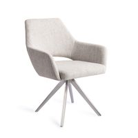 Jesper Home Eetkamerstoel 'Yanai' Turn Steel, Draaibaar, kleur Pigeon