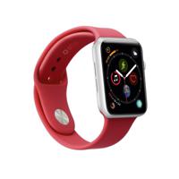SBS Silicone Strap Apple Watch small/medium 42mm / 44mm / 45mm / 49mm red - TEBANDWATCH44SR - thumbnail