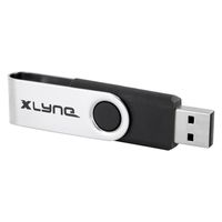 xlyne 177534-2 USB flash drive 128 GB USB Type-A 3.2 Gen 1 (3.1 Gen 1) Zwart, Zilver - thumbnail