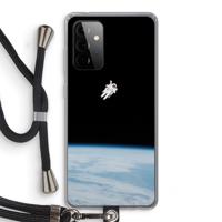 Alone in Space: Samsung Galaxy A72 5G Transparant Hoesje met koord