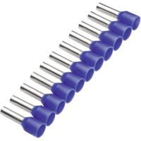 Cimco 18 4462 Adereindhulzen 0.75 mm² Deels geïsoleerd Blauw 500 stuk(s) - thumbnail