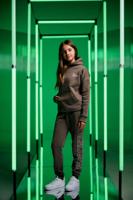 Malelions winter tracksuit meisjes - choco bruin - Tribe + GRATIS PET!