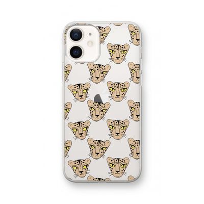 Tijger: iPhone 12 Transparant Hoesje