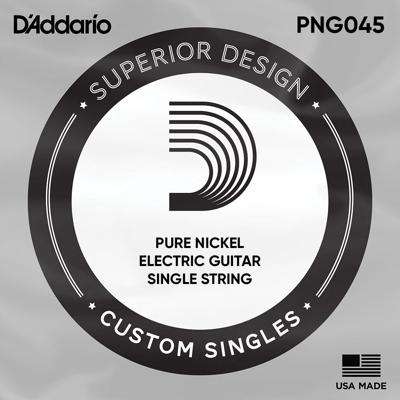 D'Addario PNG045 Pure Nickel .045 Losse Snaar