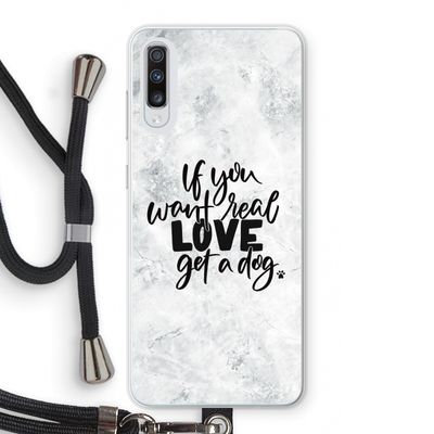Partner in crime: Samsung Galaxy A70 Transparant Hoesje met koord