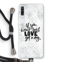 Partner in crime: Samsung Galaxy A70 Transparant Hoesje met koord