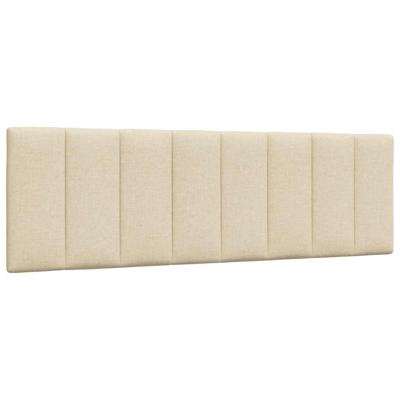Hoofdbordkussen "Hanko" 160 cm stof crmekleurig