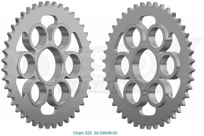 ESJOT Chain wheel 525 39z steel silver