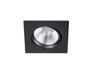 Trio Led inbouwspot Pamir Square 5,5w - 3000K - 8,5cm zwart 650410132