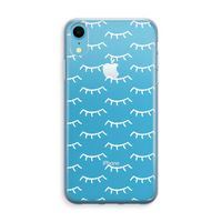 Wimpers: iPhone XR Transparant Hoesje Wimpers: iPhone XR Transparant Hoesje