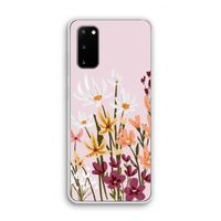 Painted wildflowers: Samsung Galaxy S20 Transparant Hoesje