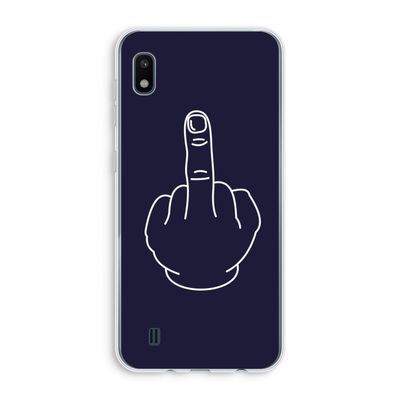 F**k U: Samsung Galaxy A10 Transparant Hoesje