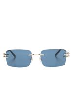 GIGI STUDIOS lunettes de soleil Ginger à monture rectangulaire - Or