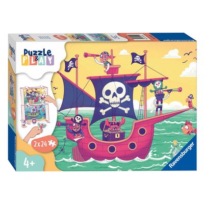 Ravensburger - puzzle - land in zicht 2x24 stuks
