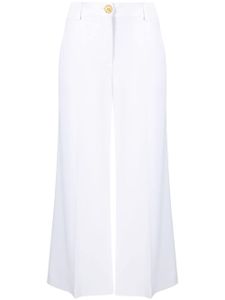 Moschino pantalon ample à coupe courte - Blanc