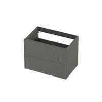 INK - Onderkast 2L Gelakt Gefreesd Tbv Greep - 700x450x520 Mm - Mat Beton Groen