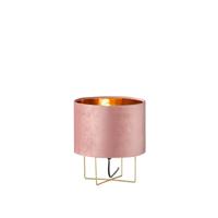 Fischer & Honsel Schemerlamp Aura roze velvet 50393