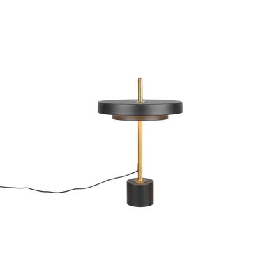 Trio Design tafellampKeaton zwart met goud - 540210180