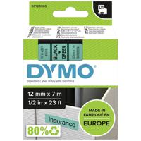 DYMO 45019 Labeltape Tapekleur: Groen Tekstkleur: Zwart 12 mm 7 m - thumbnail