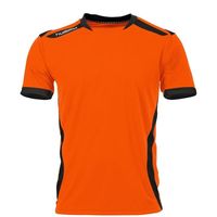 Hummel 110106 Club Shirt Korte Mouw - Orange-Black - XL