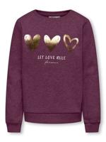Kids ONLY winter sweater meisjes - paars - KogMary - regular fit